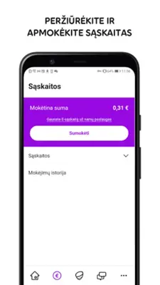 Mano Telia android App screenshot 4